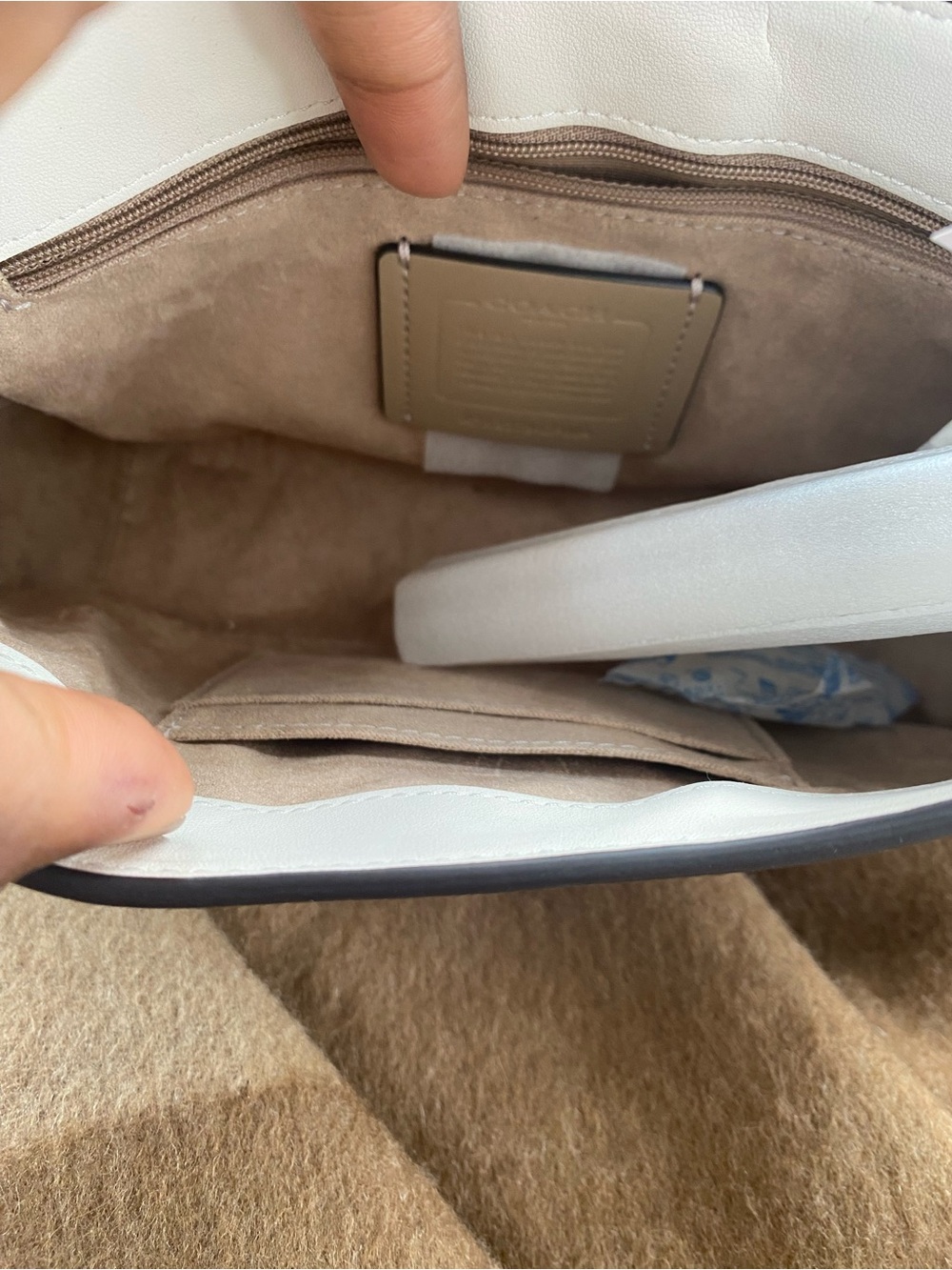 Coach Eliza, shoulder bag in refined smooth leather - Picture 6 of 9